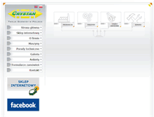 Tablet Screenshot of crystan.pl